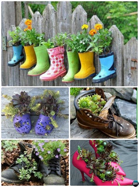 Witch shoe planter